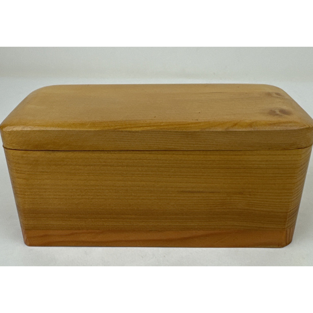 Trinket Wood Jewelry Keepsake Storage Box Beautiful Wood Grain